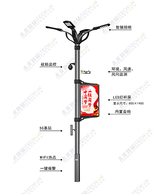 LED灯杆屏|立柱广告机|智慧灯杆屏|灯杆广告机|LED 广告机|智慧路灯屏|灯杆屏