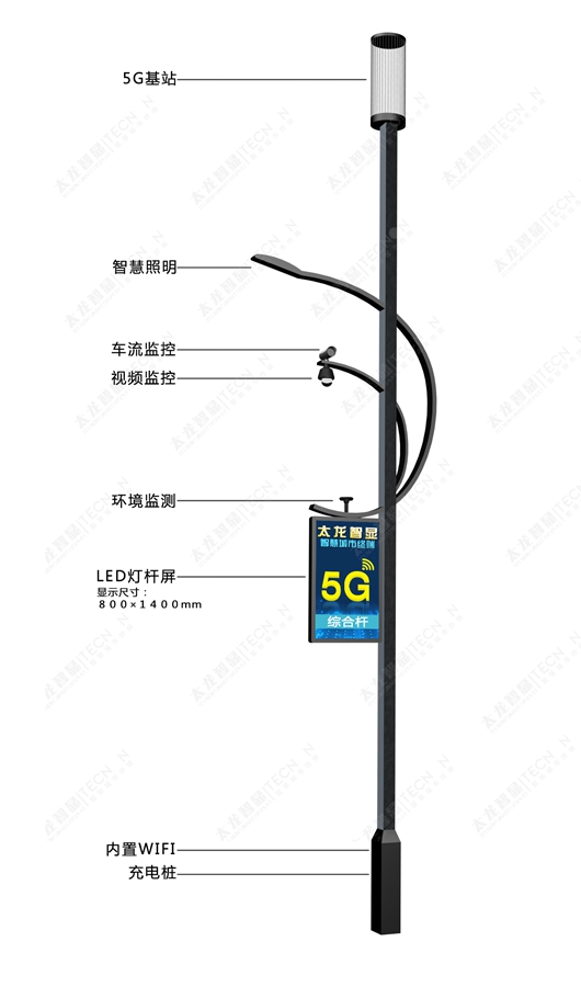 led灯杆屏|智慧灯杆屏|立柱广告机|led广告机|落地广告机|智慧路灯|智慧灯杆屏|灯杆广告机|智能广告机|灯杆屏|智慧灯杆显示屏